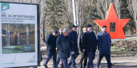 Виталий Хоценко проинспектировал ключевой объект подготовки к 80-летию Победы - Газета Знамя Труда