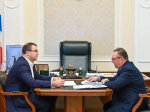Виталий Хоценко провел рабочие встречи с главами Шербакульского и Нововаршавского районов